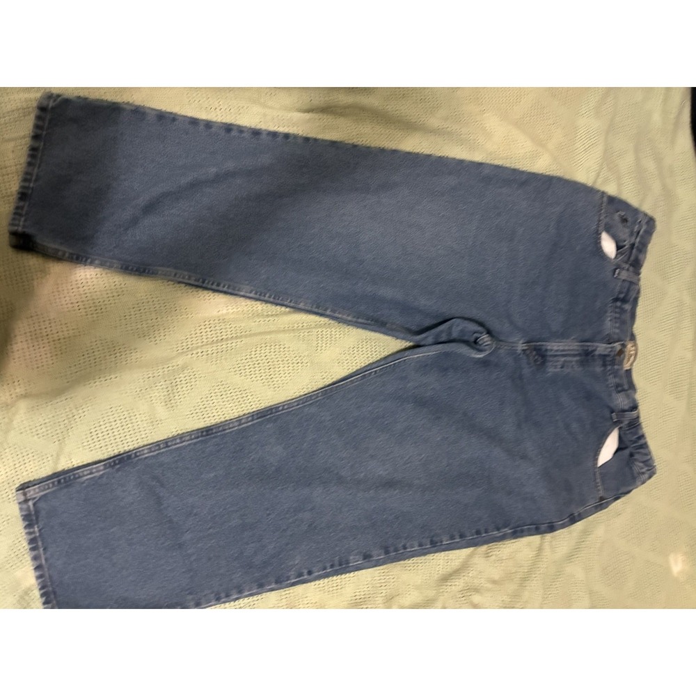 Vintage LL Bean Mens Natural Fit Denim Jeans 40x29 Light Wash Comfort Waist